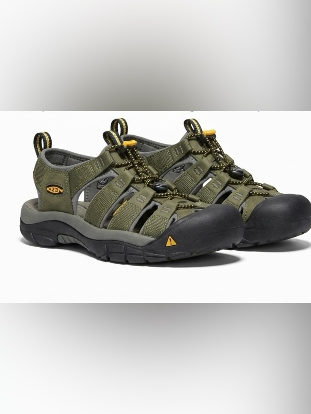 KEEN Newport Waterproof Leather Hiking Sandals Olive Men's Size 11 Gorpcore